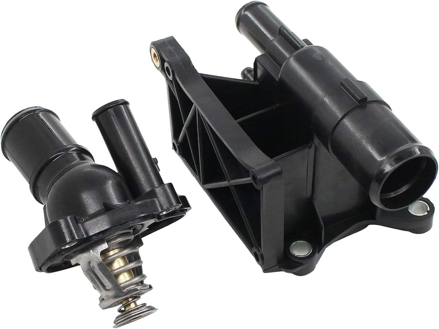 Thermostat Housing and Engine Coolant Water Outlet w/Sensor Set for Mazda 3 2007-2013 5 2012-2014 6 2009-2013 CX-7 2010-2012