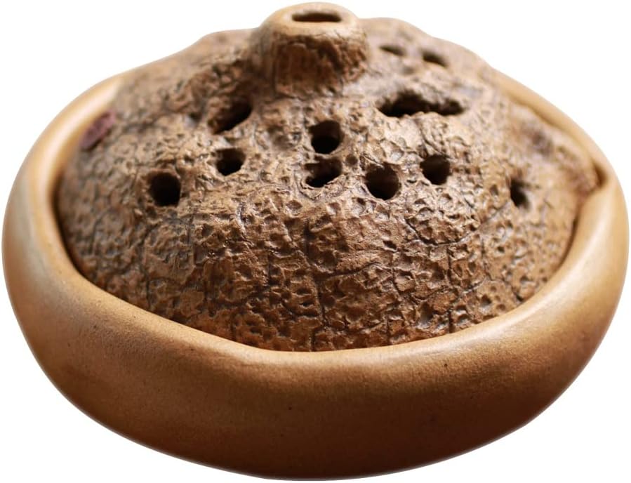 Incense Stick Holder Ceramic Incense, Purple Sand Incense Burner, Living Room Incense, Incense Seal Furnace, Small Incense Furnace, Ornaments, Agarwood Furnace Incense Holder for Sticks