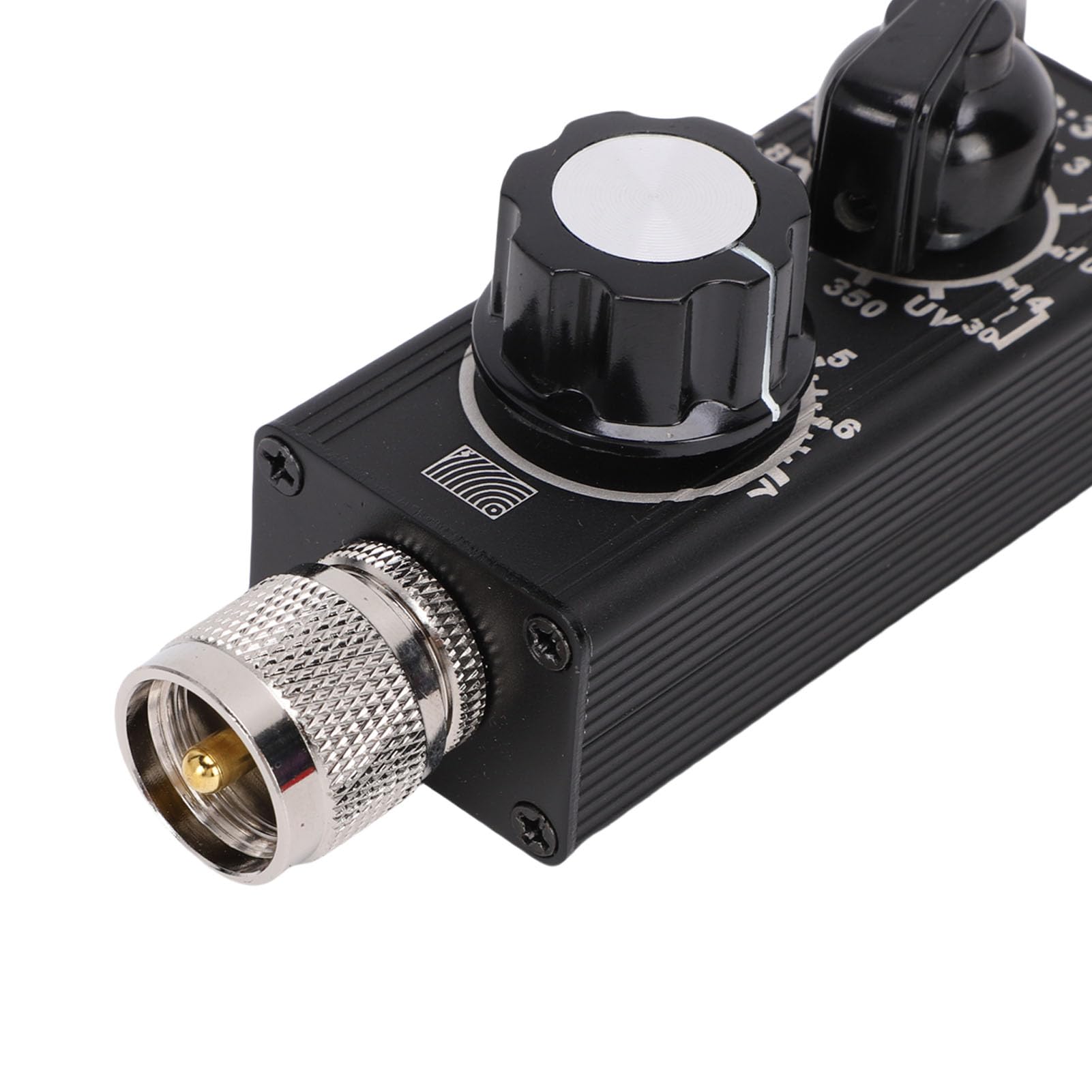 Eujgoov Antena de Onda Corta QRP de 1, 8 MHz-30 MHz, Acero de Aleación de Aluminio, Mini Antena Portátil para Radioaficionado, Comunicación Multibanda y Sintonizada Ajustable VHF UHF