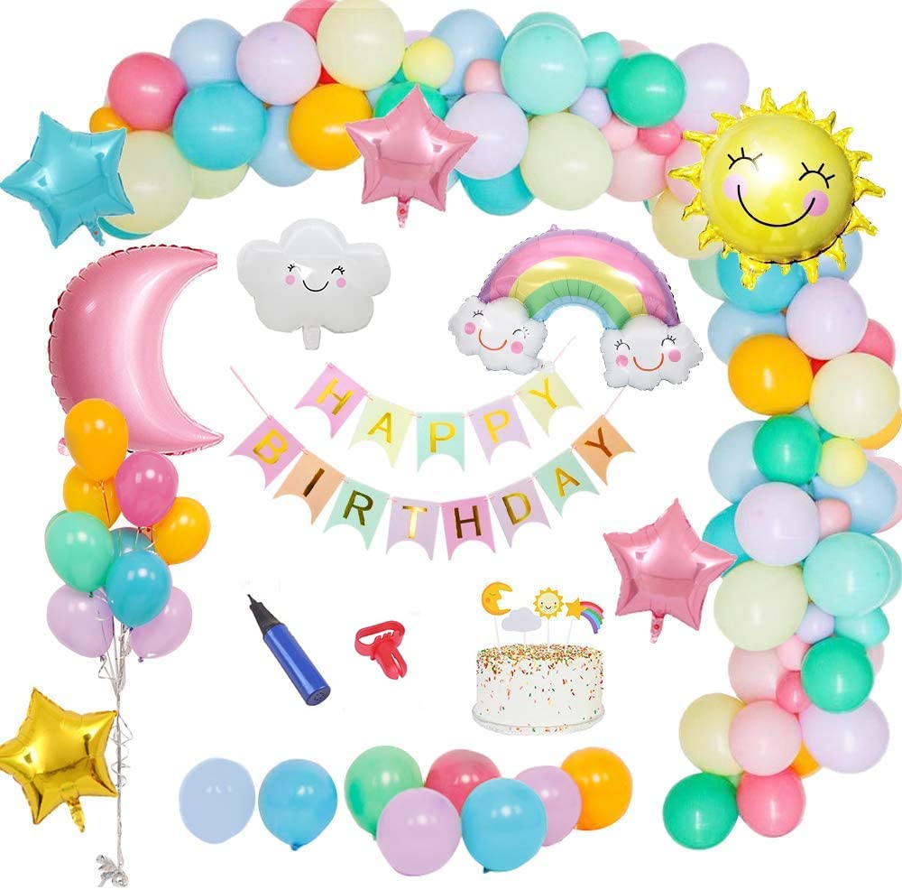 Buy CLMQ CLMZ Sky Themed Birthday Party Decorations, Party Decoration