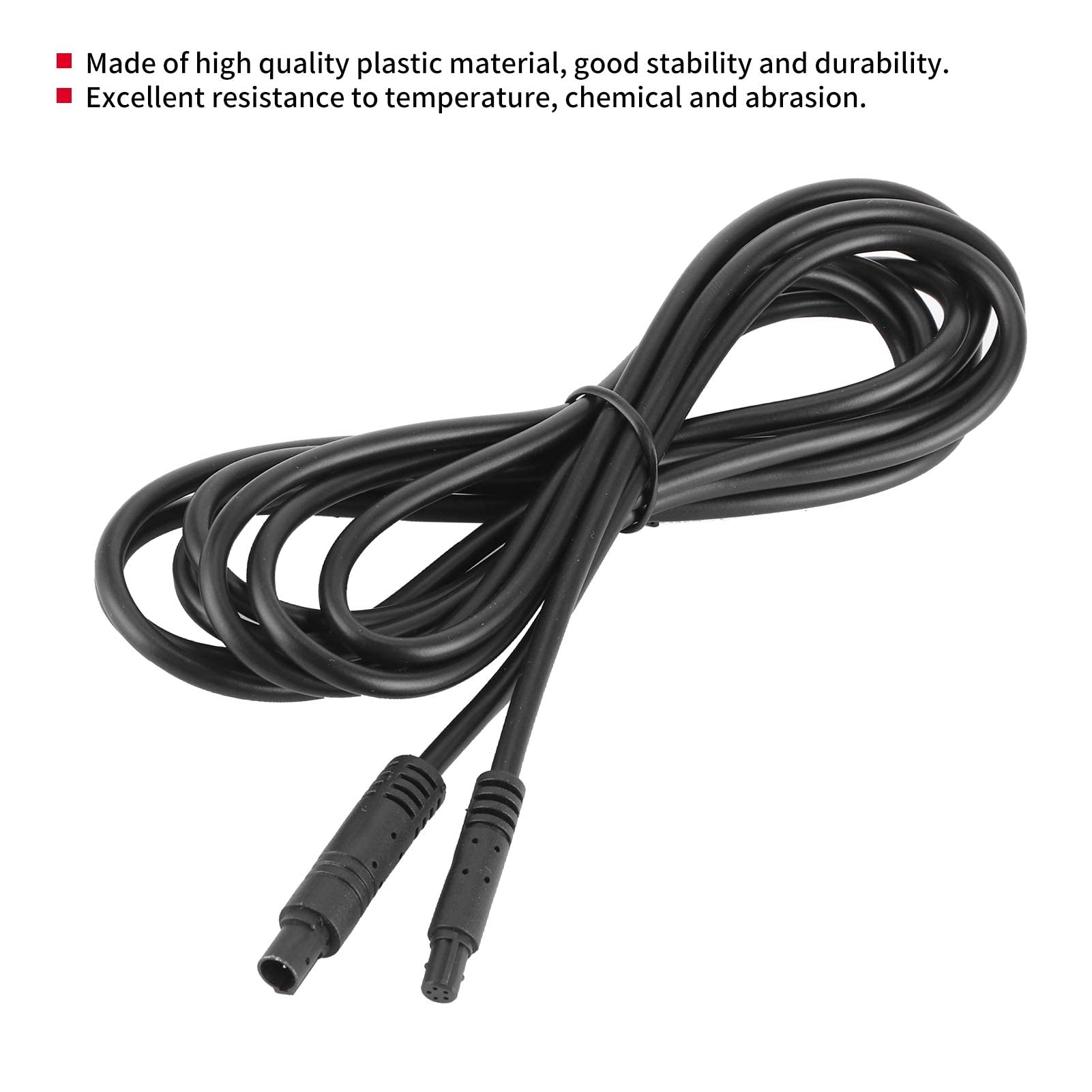 Ejoyous Kabel przedłużający do kamery cofania 2,5 m do 5 pinów, uniwersalny kabel do kamery cofania, zapasowy kabel do kamery samochodowej do kamery samochodowej 12 V, 24 V, Truck Van RV
