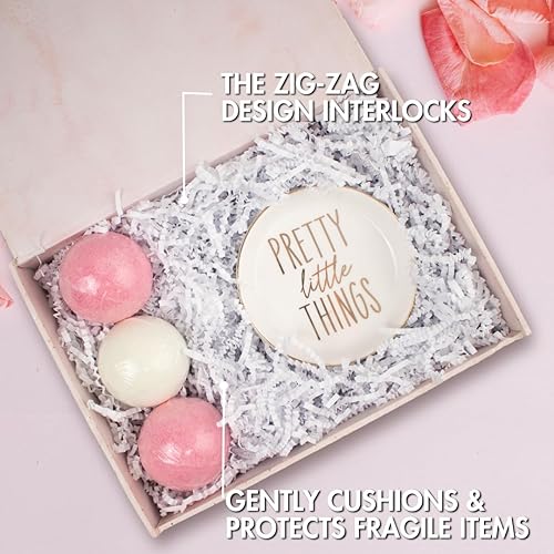 Miniatura 64 de MagicWater Supply - 1 libra - Naranja - Relleno de papel de corte arrugado ideal para envolver regalos, relleno de cestas, cumpleaños, bodas