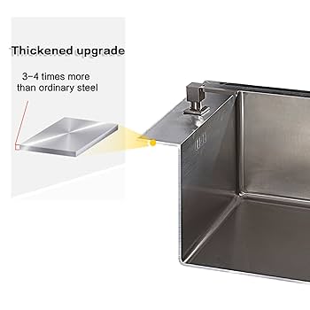 Amazon | 業務用厨房簡易流し台,流し台 屋外 ステンレス シンク