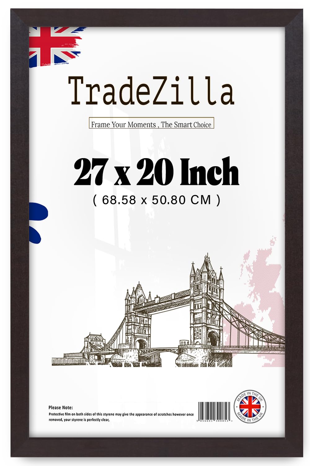 TradeZilla | Mahogany (68.58 x 50.80 CM) Wall Art,Print, Retro 685.8 x 508 mm Decor for Home & Office, Perfect for Bedroom & Living Room Décor 27X20 Inch [ Mahogany ]