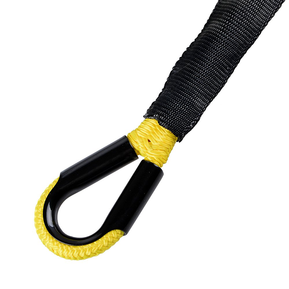 Amazon.com: 50ft x 1/4 Yellow Synthetic Winch Rope + Hawse