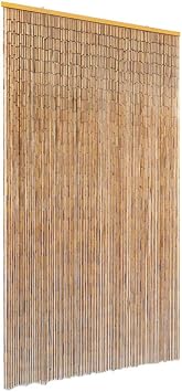Insect Door Curtain Bamboo, Decorative Bamboo Beaded Curtains for Doorways, Natural Bamboo Door Beads, 39.4"x78.7",-288