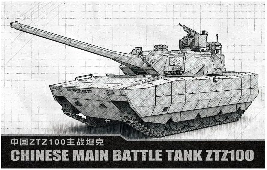 72-021 1/72 Chinese Main Battle Tank ZTZ100 Precision Assembly Model Kit