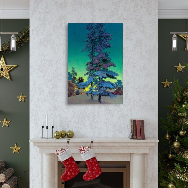 Tableaux Muraux Sur Toile Paysage D'hiver Maxfield Parrish