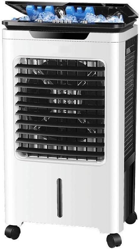 Personal Air Conditioner Fan, Upgrade Version Mini Evaporative Circulator Cooler Humidifier, Cold Misting Bladeless Quiet Cooling Desk