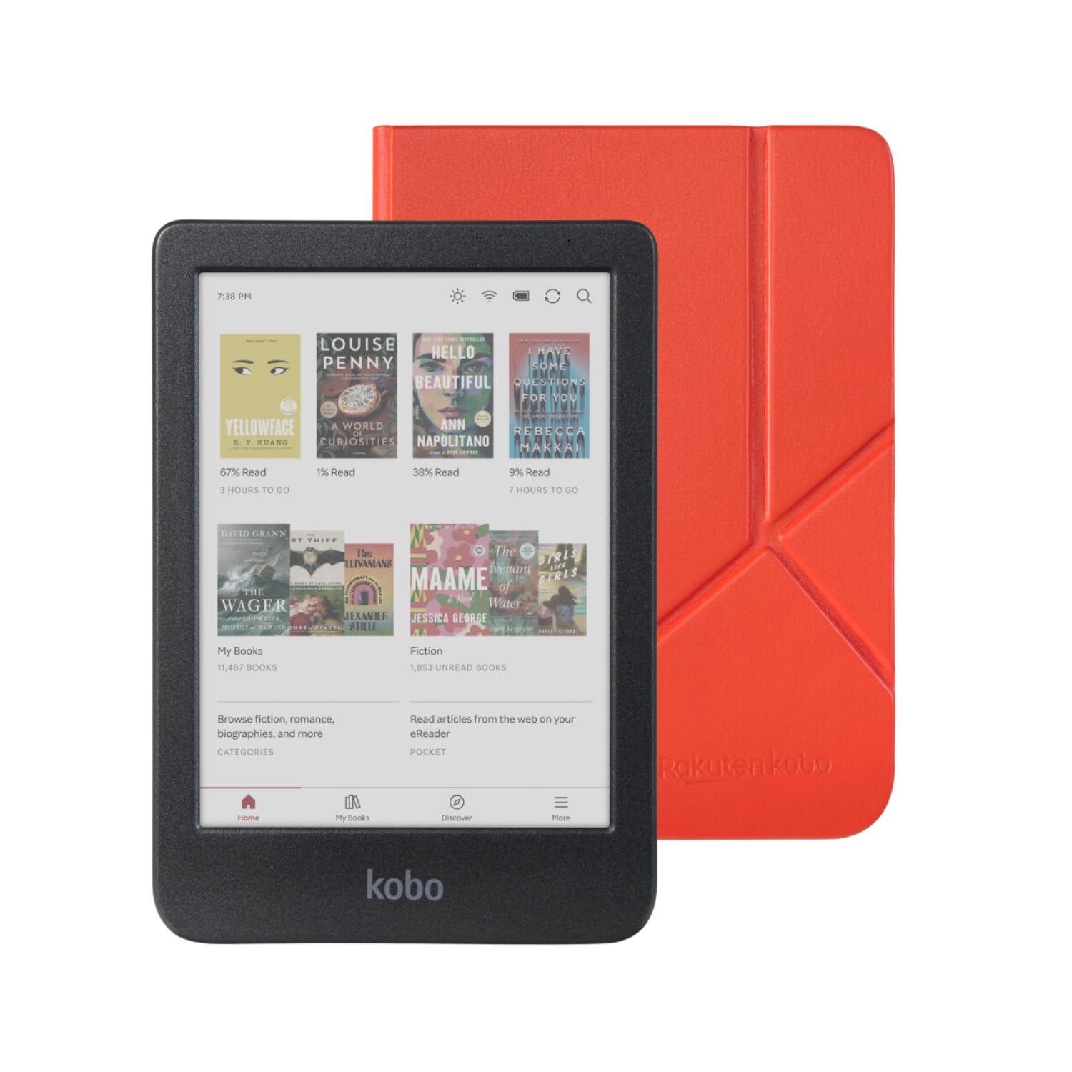 Amazon.com: Kobo Clara Colour eReader with Case Bundle (Cayenne