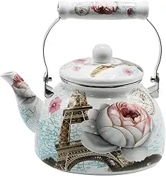 Chaleira Esmaltada 2,5 Litros Sem Apito Paris