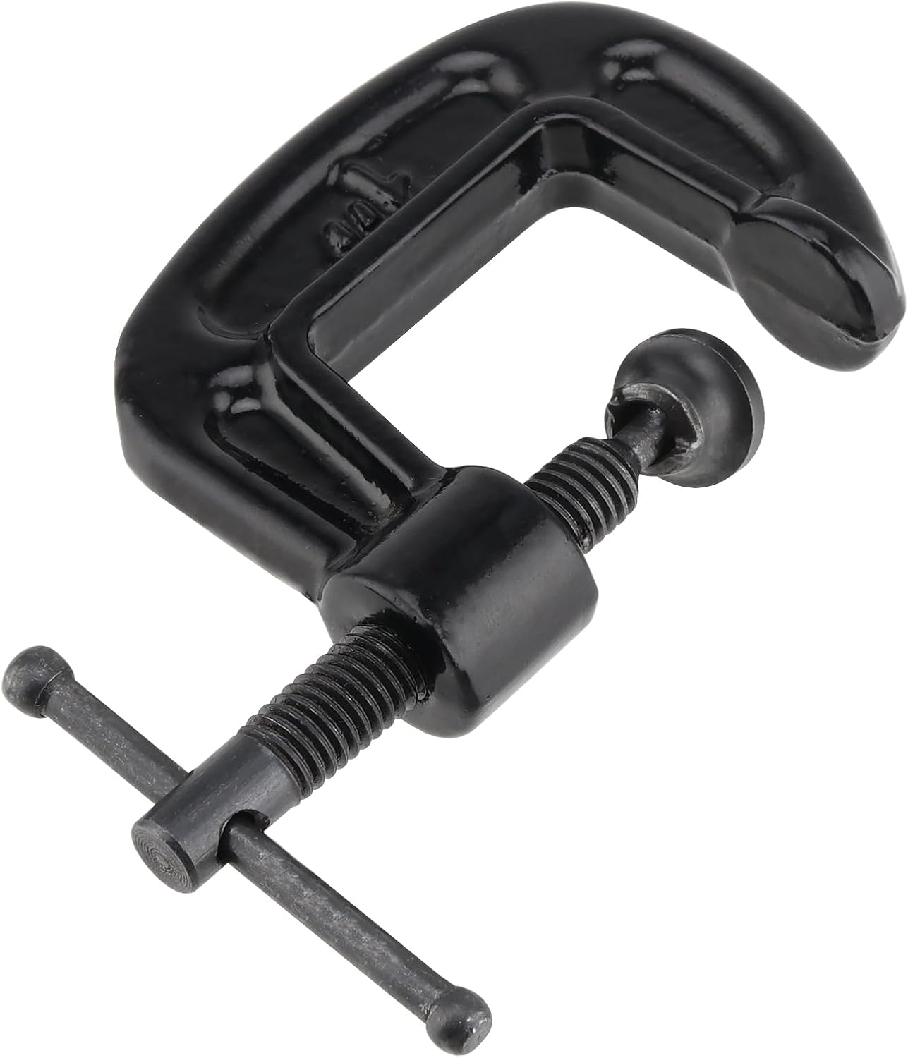 MUKCHAP 20PCS 1 Inches G Clamp, Black Metal G Clamps, 25mm Jaw Opening Small Screw Clamps Set for Assembly