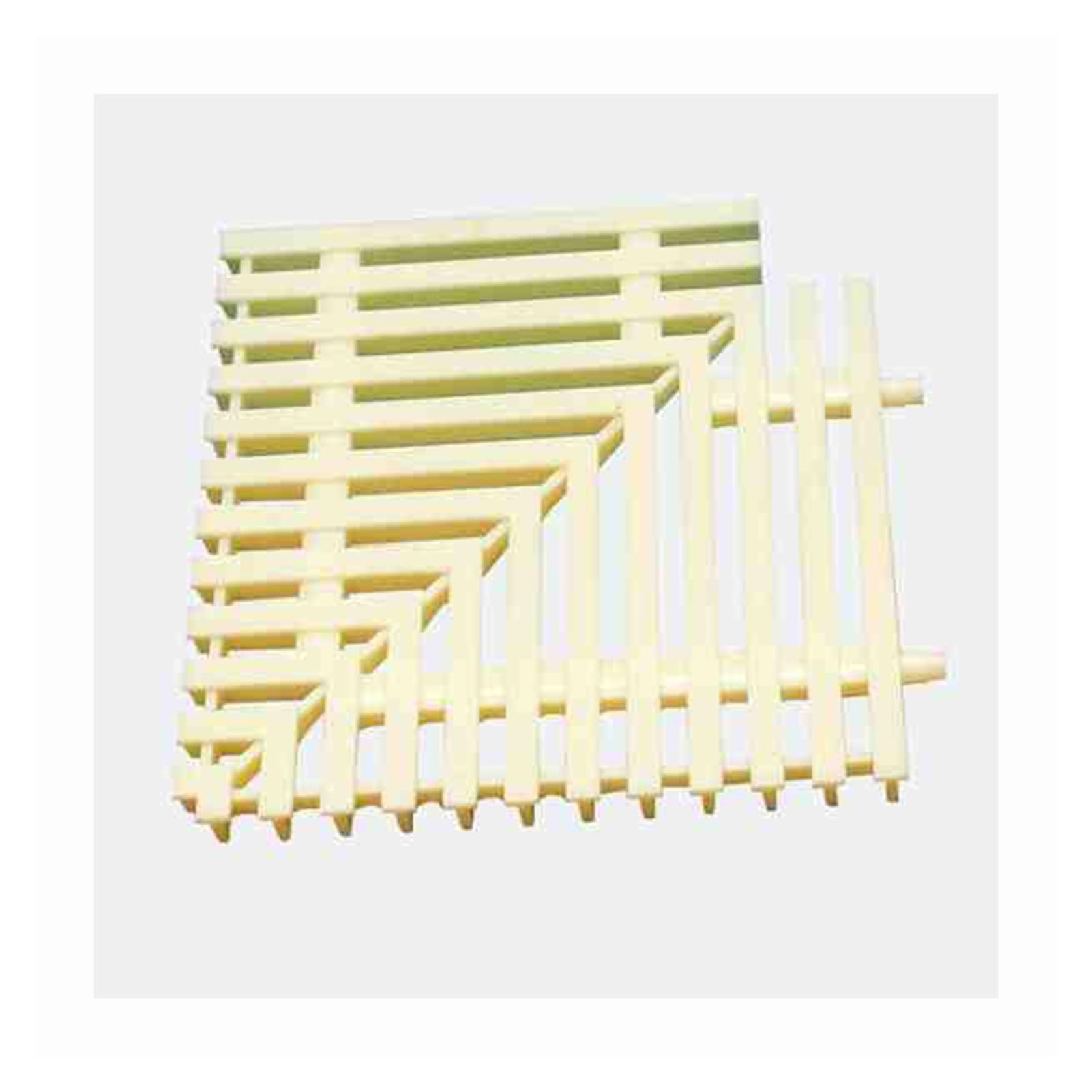 GJMSSMY Rhombus Texture Activity Grating Cover, 90° Right Angle Overflow Grate for Pools & Patios, Durable Swimming Splice Gutter (30x100cm, 1pc)