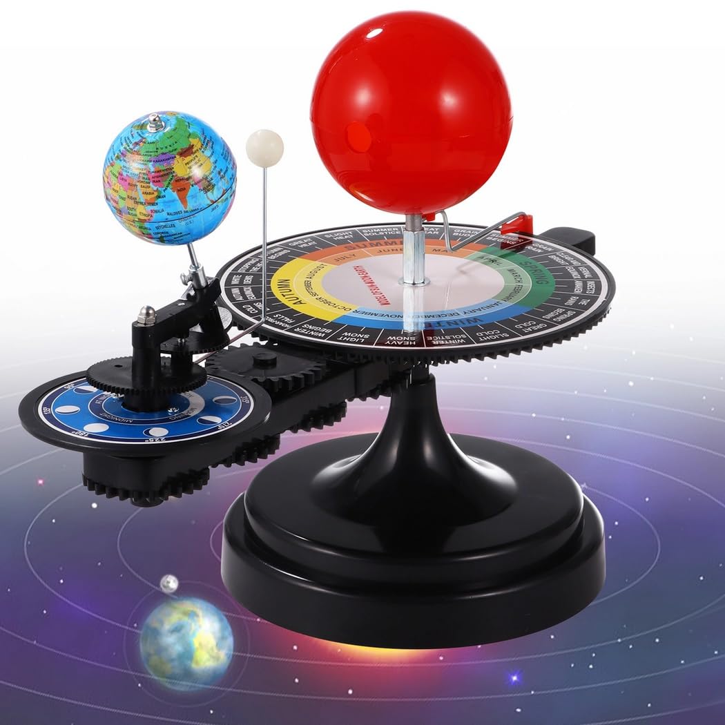 Sun Earth Moon Orbital Model, zestaw do eksperymentów naukowych, model edukacyjny planetarium, model nauczania ze światłem, zestaw modeli układu słonecznego, prezent astronomiczny dla