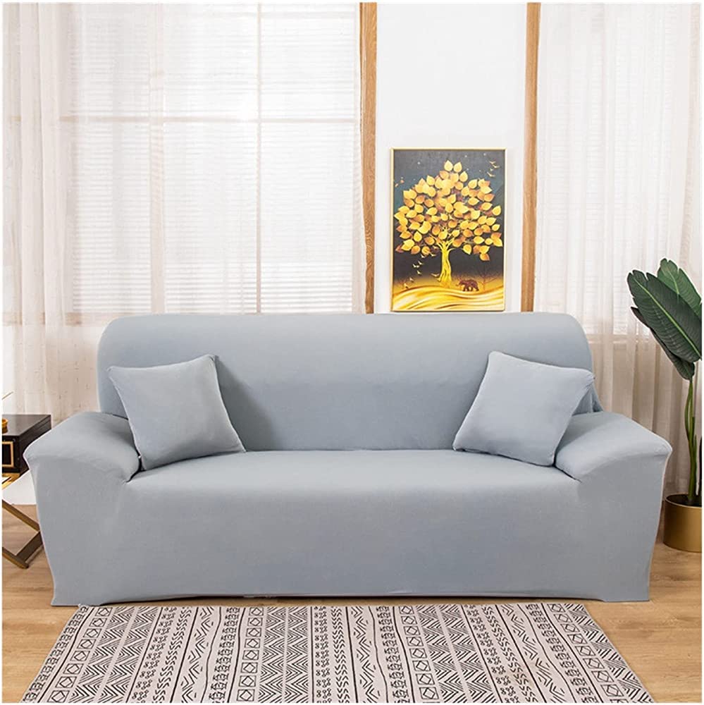 MGEMJMJ Sofa Slipcovers,Living Room Sofa Cover Sofa Cover Elastic Sofa Cover Chair Protection Cover 1/2/3/4 Seat Spandex(Size:3 seater 185-230cm,Color:G)