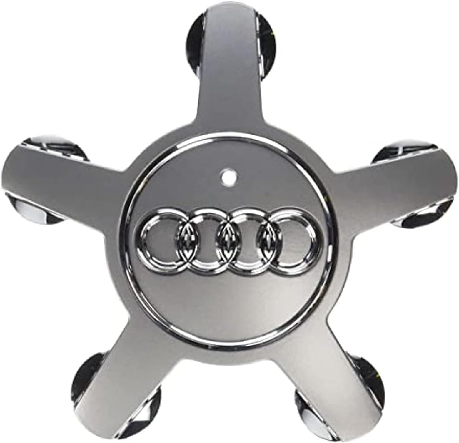 Sulfar 4pcs 135mm/5.31inch fit for Audi Wheel Center Caps,5 Lug Rim Center Hub Caps