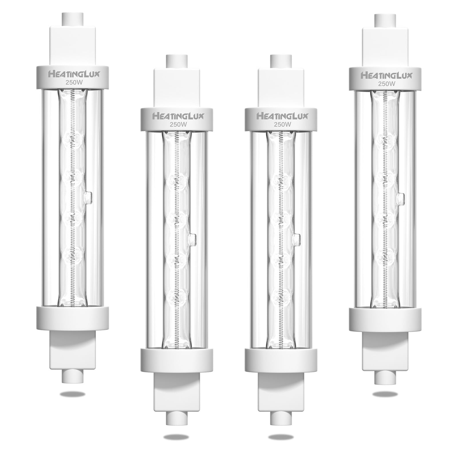 HeatingLux 250w Gantry Food Lamp, Catering Heat Lamp Bulb 118mm R7s, Buffet Food Warmer, Food Safe Bulb Lights for Catered Event, Canteen, Buffets