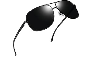 Military Sunglasses Rectangle Shades | Polarized Aviator Sun Glasses for Men