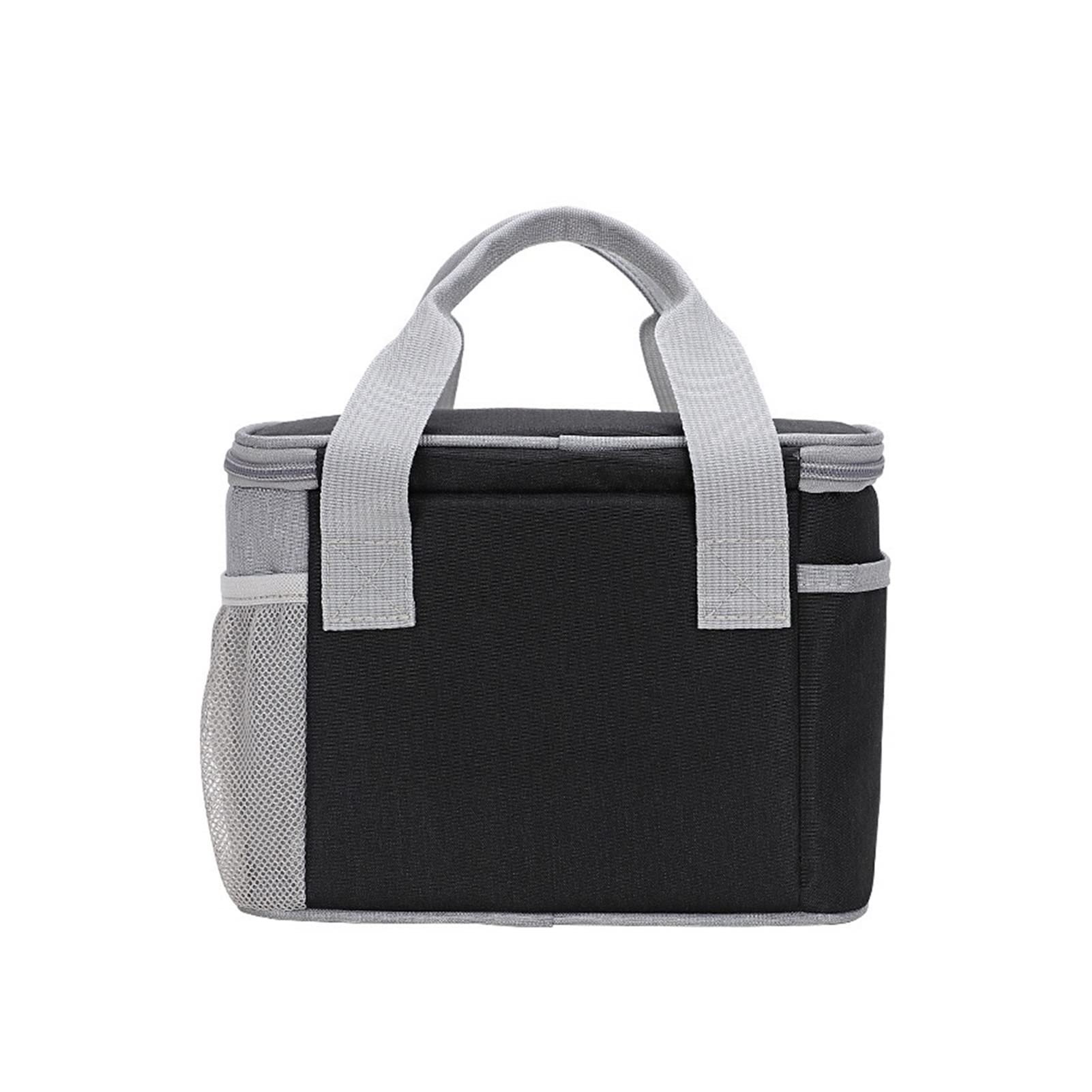 Plecak chłodzący 6L torba na lunch dla kobiet wodoodporna przenośna izolacja termiczna pudełko na lunch Tote Cooler pojemnik na obiad szkolna torba na żywność (różowa)