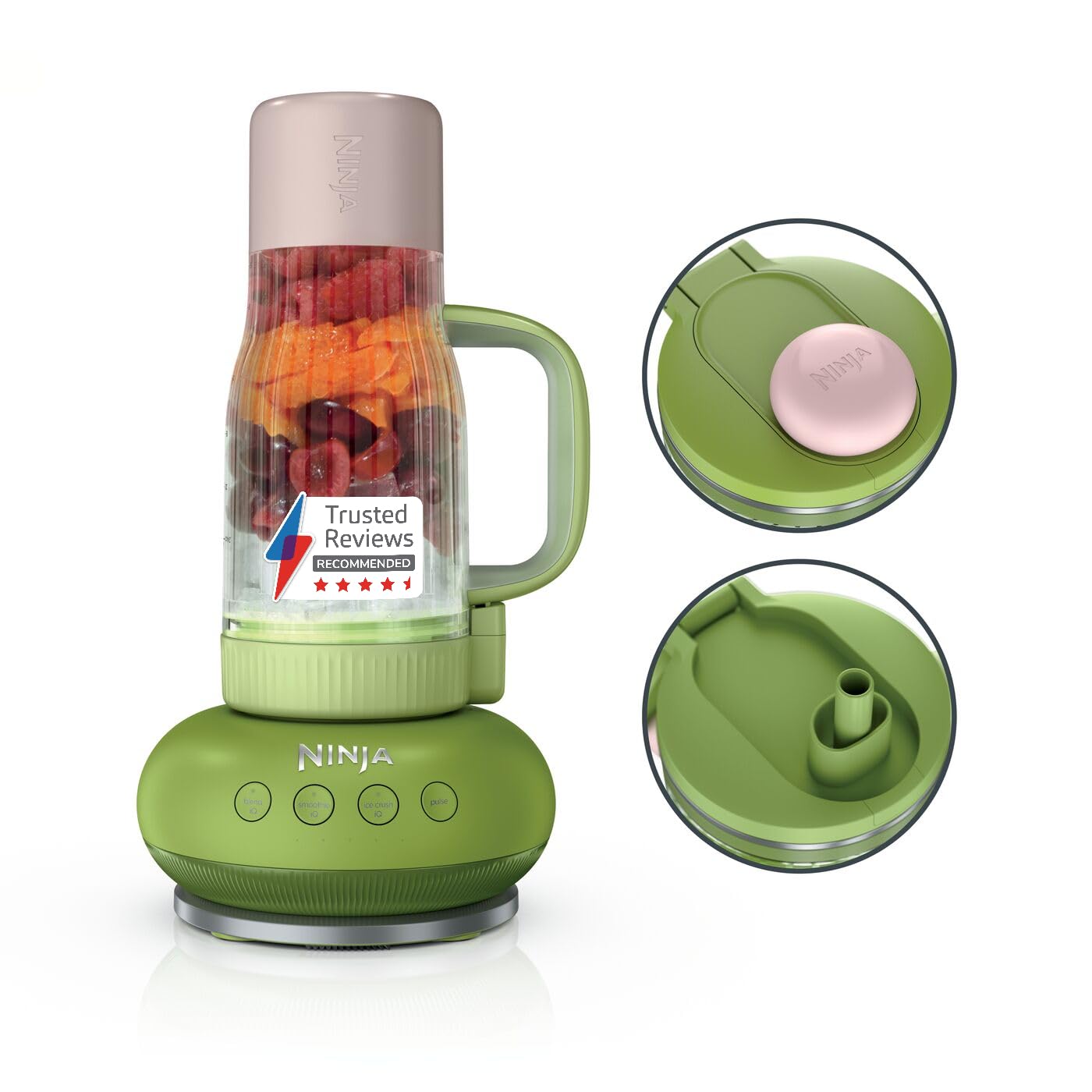 Ninja Blendboss Tumbler Blender Db351ukgn Watermelon Bubblegum 710Ml