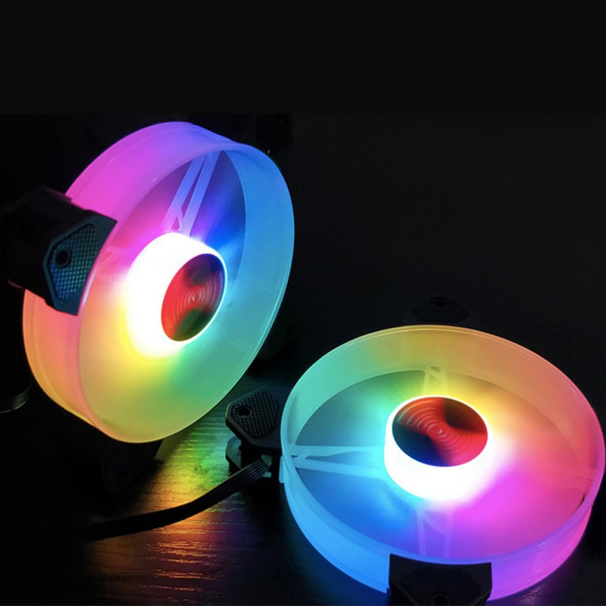 6 Piezas Ventilador de Refrigeración de PC 120mm Rgb Silencioso