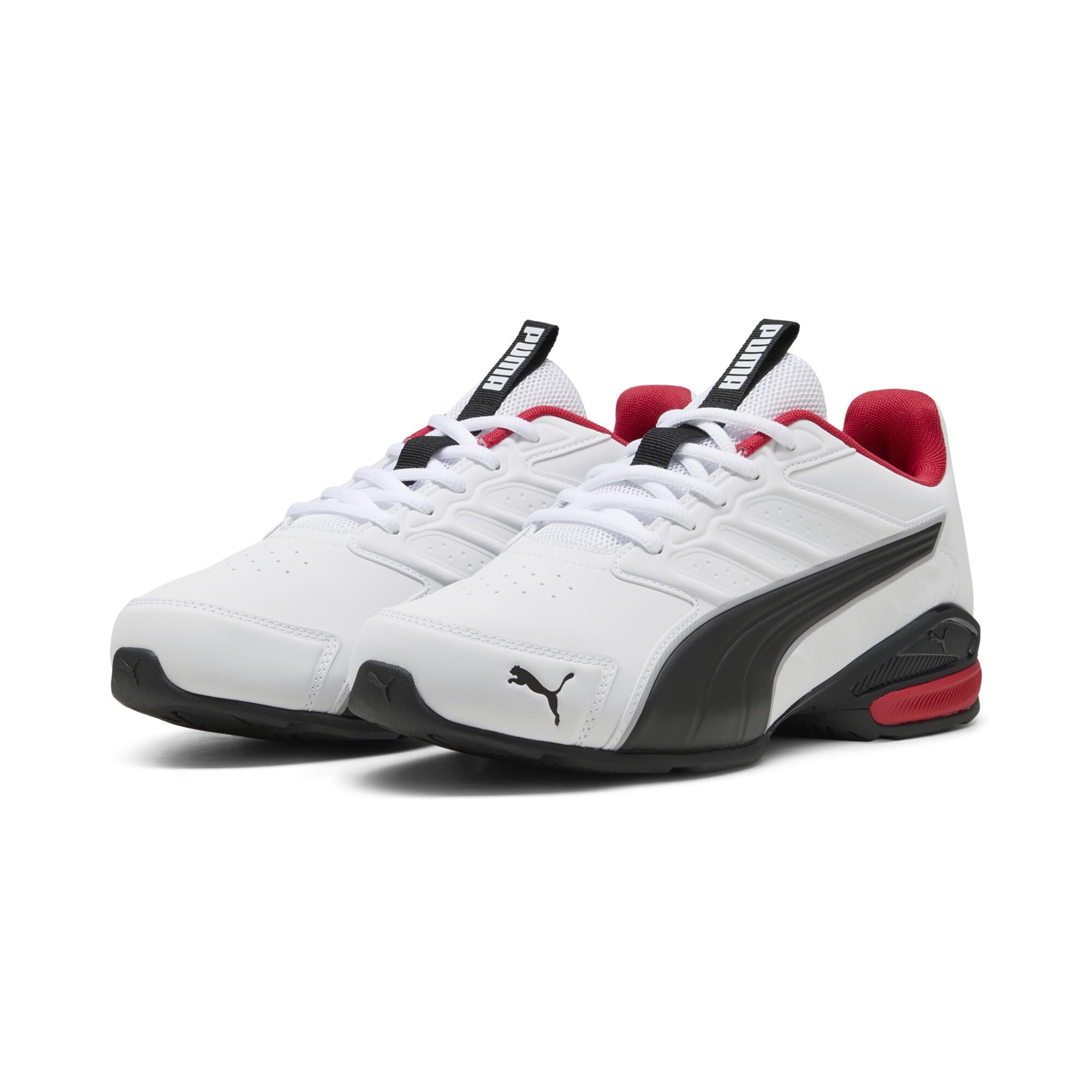 PUMA Electro SL - Scarpe da Corsa Unisex, Colore: Bianco e Nero, per Tutti i Tempi, Rosso, Taglia 38, Puma White PUMA Black for all Time Red, 38 EU
