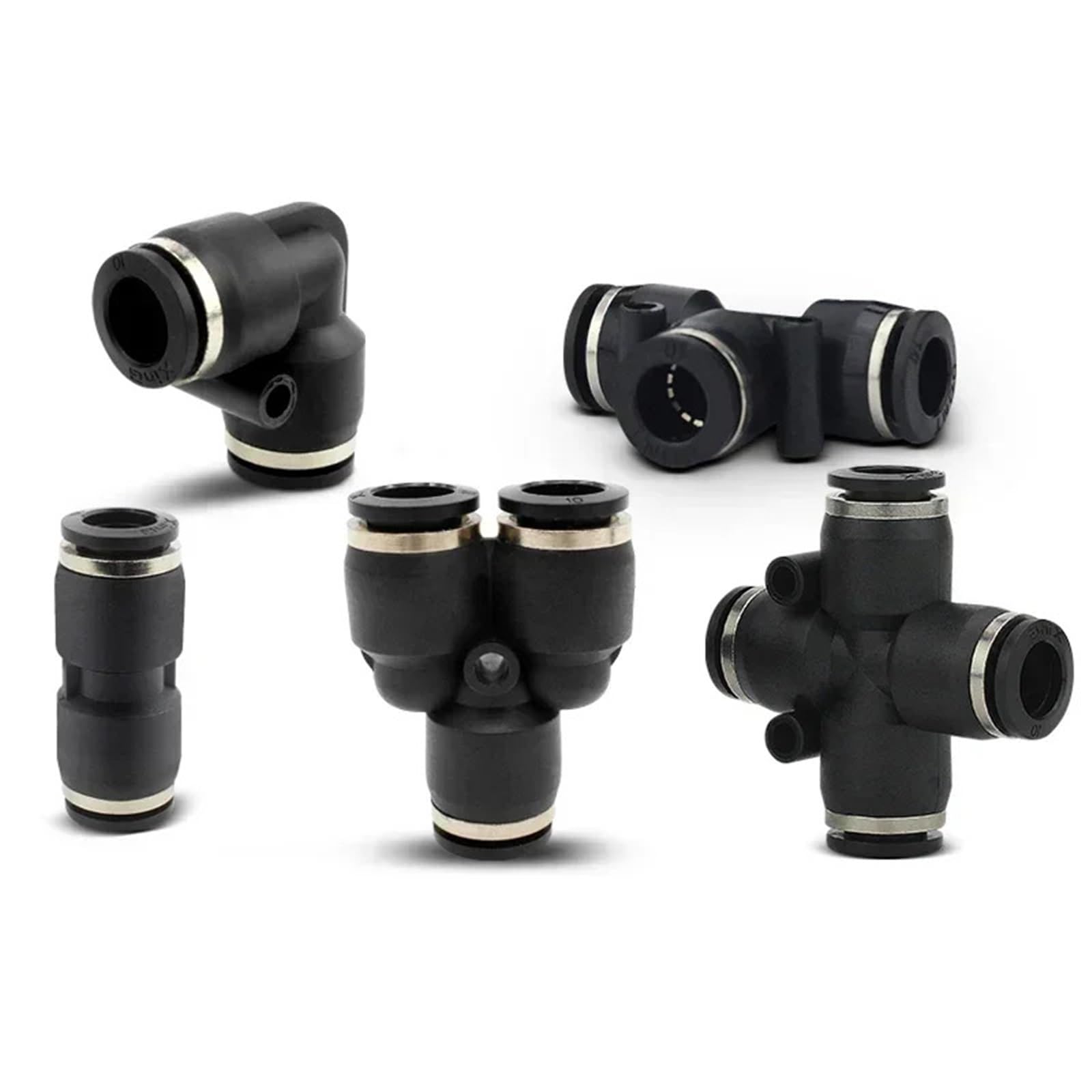 Conexión rápida de PU de 6mm para tubo neumático PE PV PY PZA