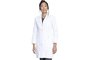 Comfortable and Stylish: Women's Cotton 37" Lab Coat for Professionals