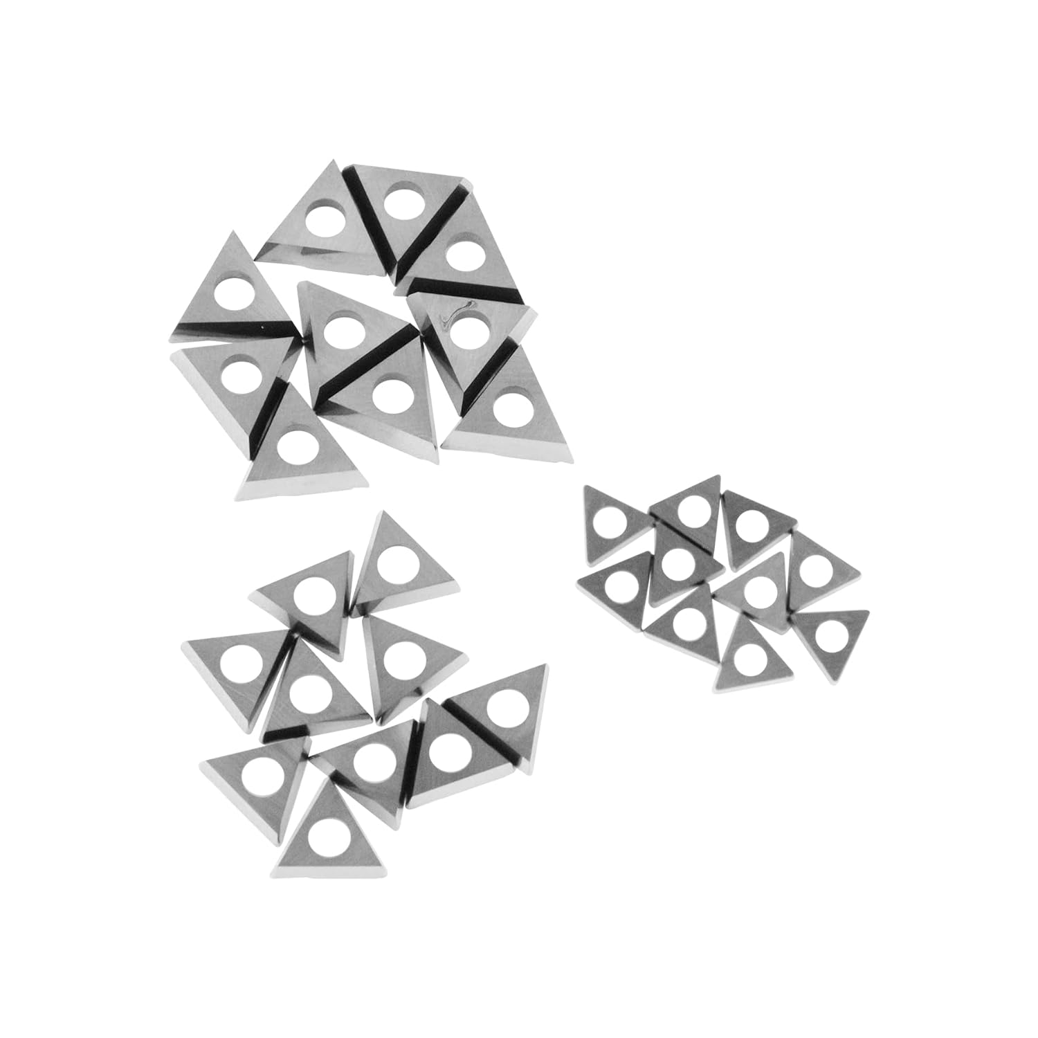 30PCS Boring Head Carbide Inserts TBCT060104 TBCT090204 TBCT110304 Replacement Turning Inserts Cutting Tools for Parts,Carbide Inserts Brake Lathe Bits for DIY Woodturning Tools