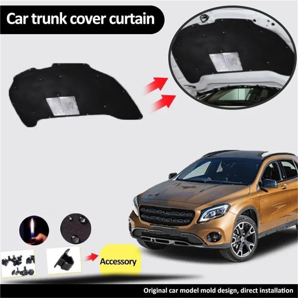 Części samochodowe do Benz GLA 180 200 X156 X157 220 260 2013-2022 izolacja akustyczna silnika samochodu bawełna osłona dźwiękoszczelna akcesoria termiczne