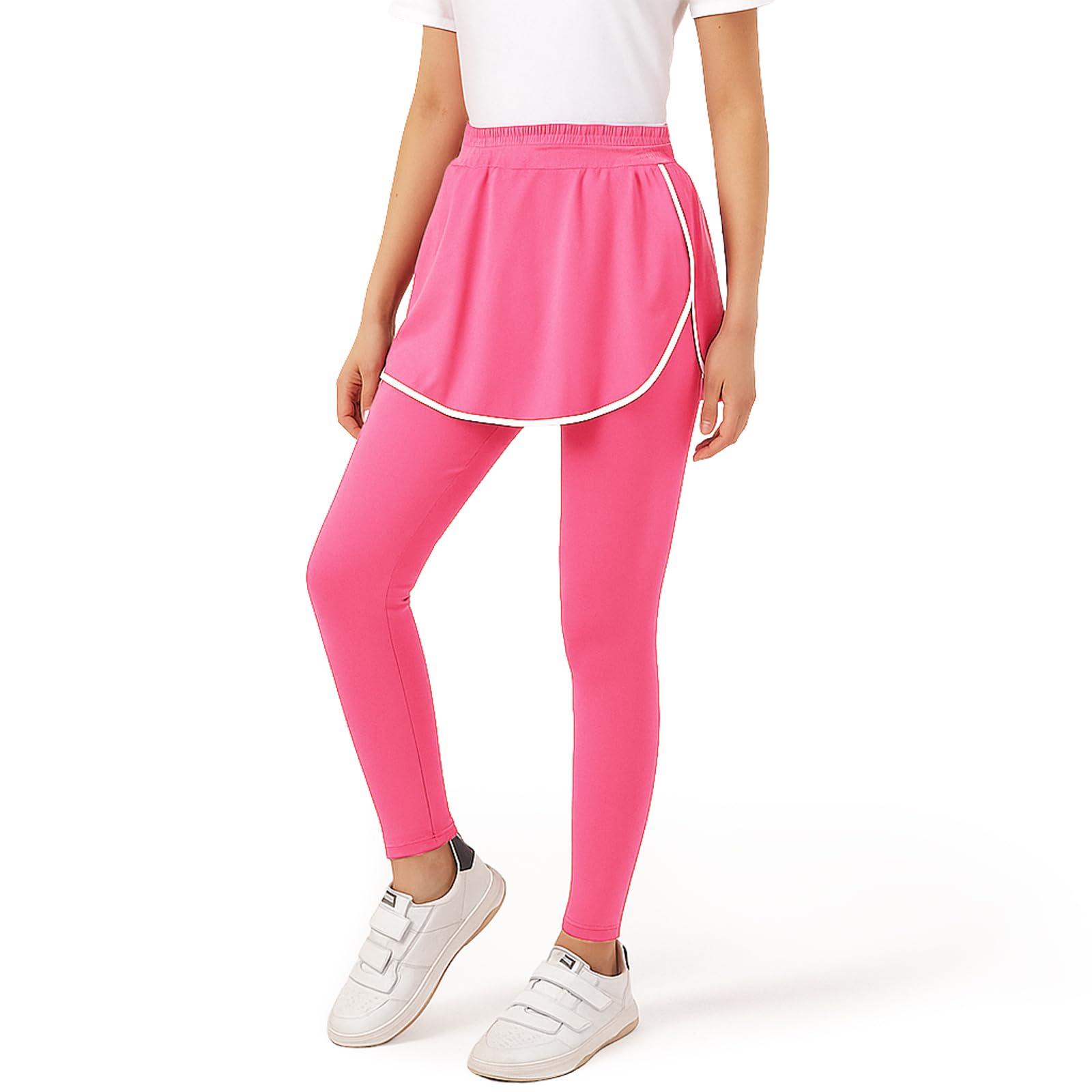YouGotPlanB Skeggings for Girls | Pack of 1 | 2-in-1 Skirt with Attached Leggings | Cotton | Ages 4-16 Years | Comfort fit | Ideal for Sports & Play-image-21