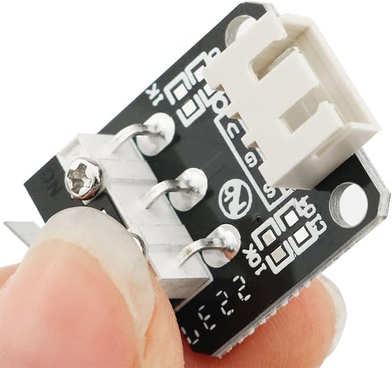 4PCS 3D Printer Part End Stop Limit Switch Creality Original EndStop Limit Switch Kit for Ender 3 3D Printer, Black