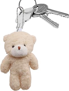 [Cileznw] 熊のぬいぐるみ | 携帯可能なポータブルおもちゃキーホルダーチャーム 携帯用 - プラッシュ ベア スタッフド アニマル | 家族友達子供女の子同僚誕生日祭り家旅行バッグ用贈り物プレゼントギフト家庭祝日かばん
