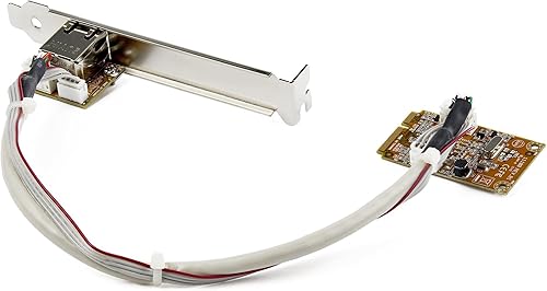 Miniatura 3 de StarTech.com Mini tarjeta PCIe - Puerto RJ45 de 101001000 Mbps - IEEE 802.3 - Marco Jumbo - Tarjeta de red, TAA (ST1000SMPEX)