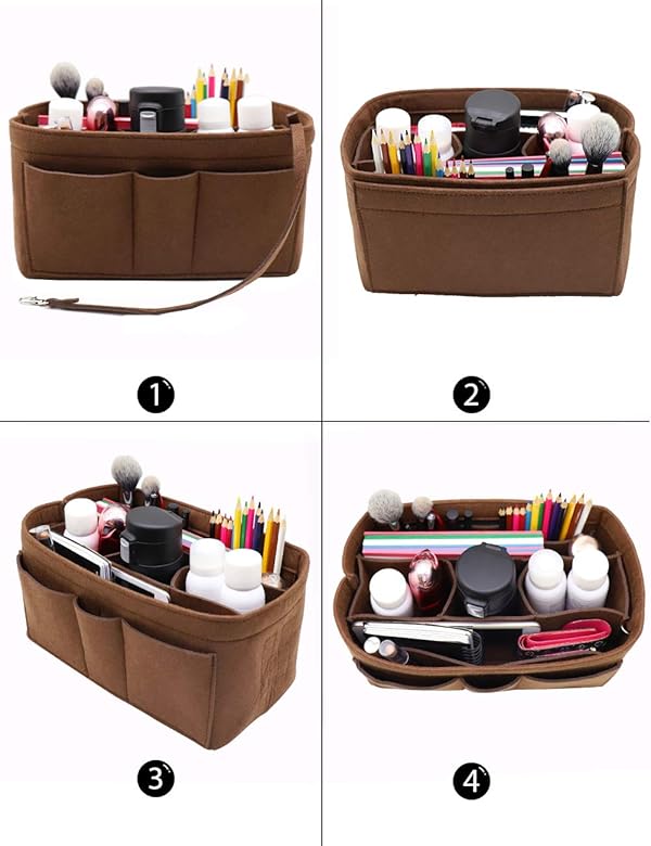 LEXSION Felt Insert Bag Organizer Bag In Bag For Handbag Purse Organizer Fits Speedy Neverful by LEXSION - Image 7