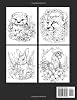 Animals In Flowers Adult Coloring Book For Women: 50 Delightful Animal And Flower Designs To Color, Relax And Relieve Stress #1