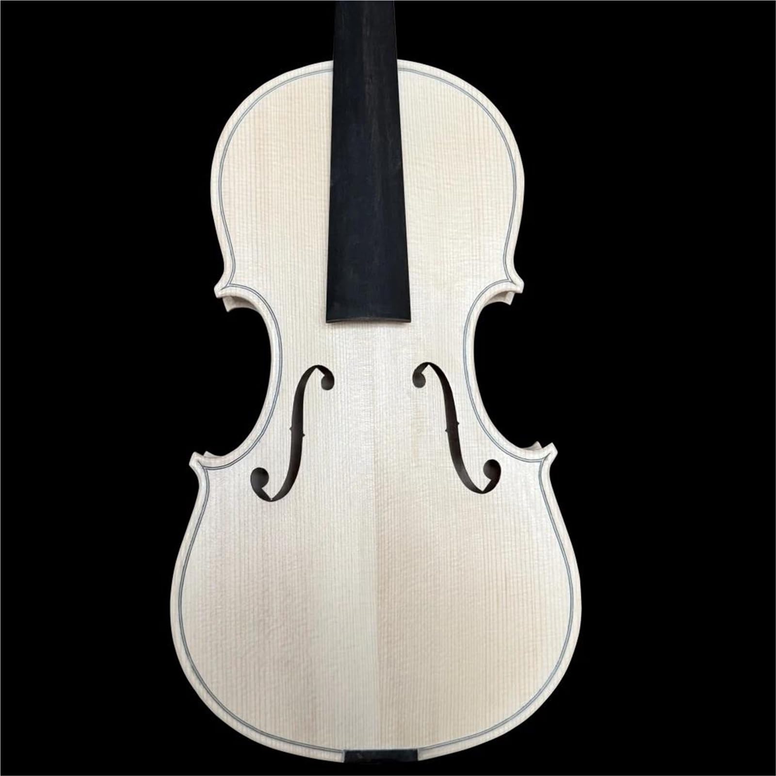 Violín 4/4 De Arce Rayado Tigre Sin Barnizar Violín Profesional | Hecho a mano con tapa de abeto macizo.