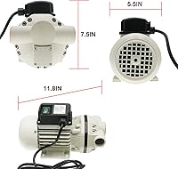 Vista 4 de Diafragma de presión 110v eléctrico autocebante transferencia drenaje riego bomba de urea industrial útil gran flujo chorro de flujo, recirculación