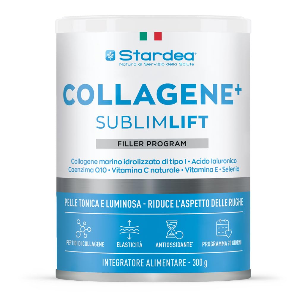 Collagene In Polvere Sublimlift 12 g - Acido Ialuronico - 300 g STARDEA