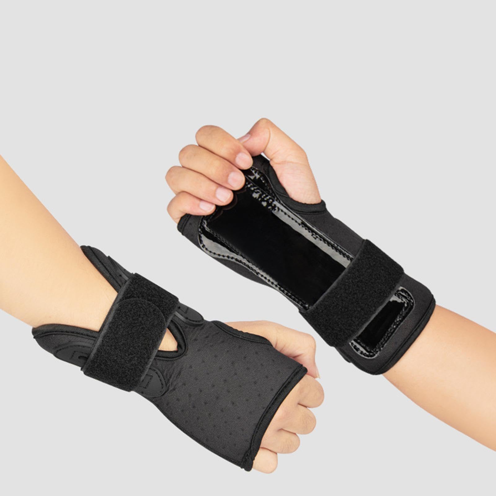 Protezioni per I Polsi per Snowboard con Stecche, Comodo Supporto per Il Polso in Neoprene con Assorbimento degli Urti per Adulti, per attività all