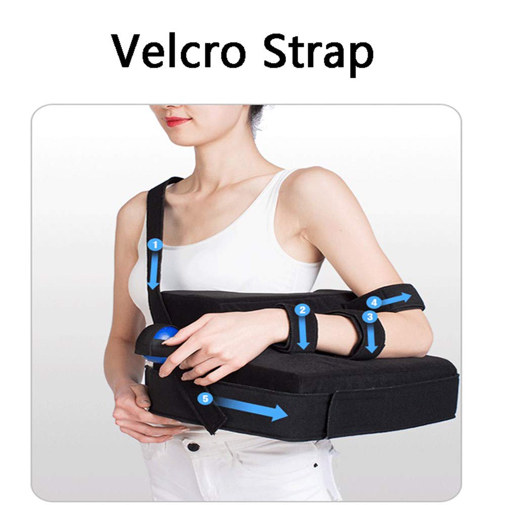 Cabestrillo para Brazo, esparcidor de Brazo Transpirable Ajustable con inmovilizador de Hombro, Correa para el Hombro Suave y Transpirable, Adecuado para Mujeres Adultas, Derecha