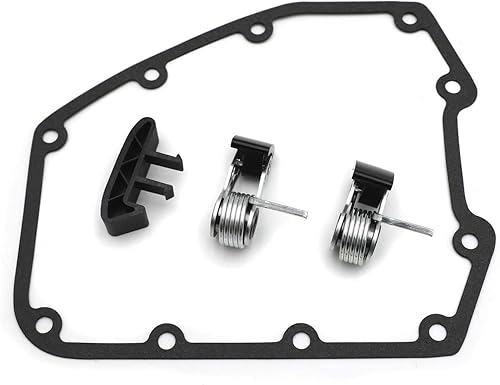 Miniatura 6 de XKH - Reemplazo negro de la junta de la cubierta del tensor interior exterior de la guía de cadena de doble leva compatible con 1999-2006 H-D Dyna