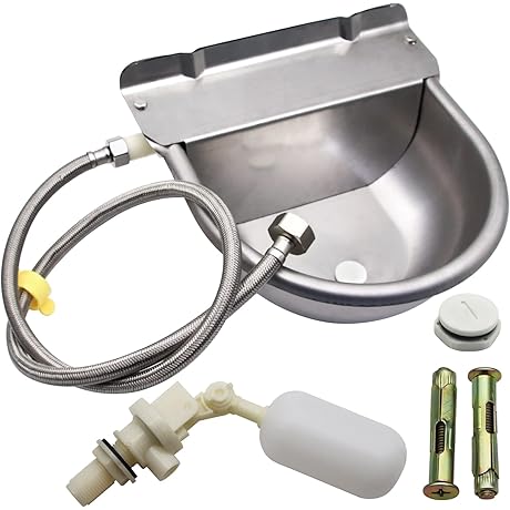 Automatic Pig Waterer: Upgrade Stainless Steel Livestock Water Dispenser