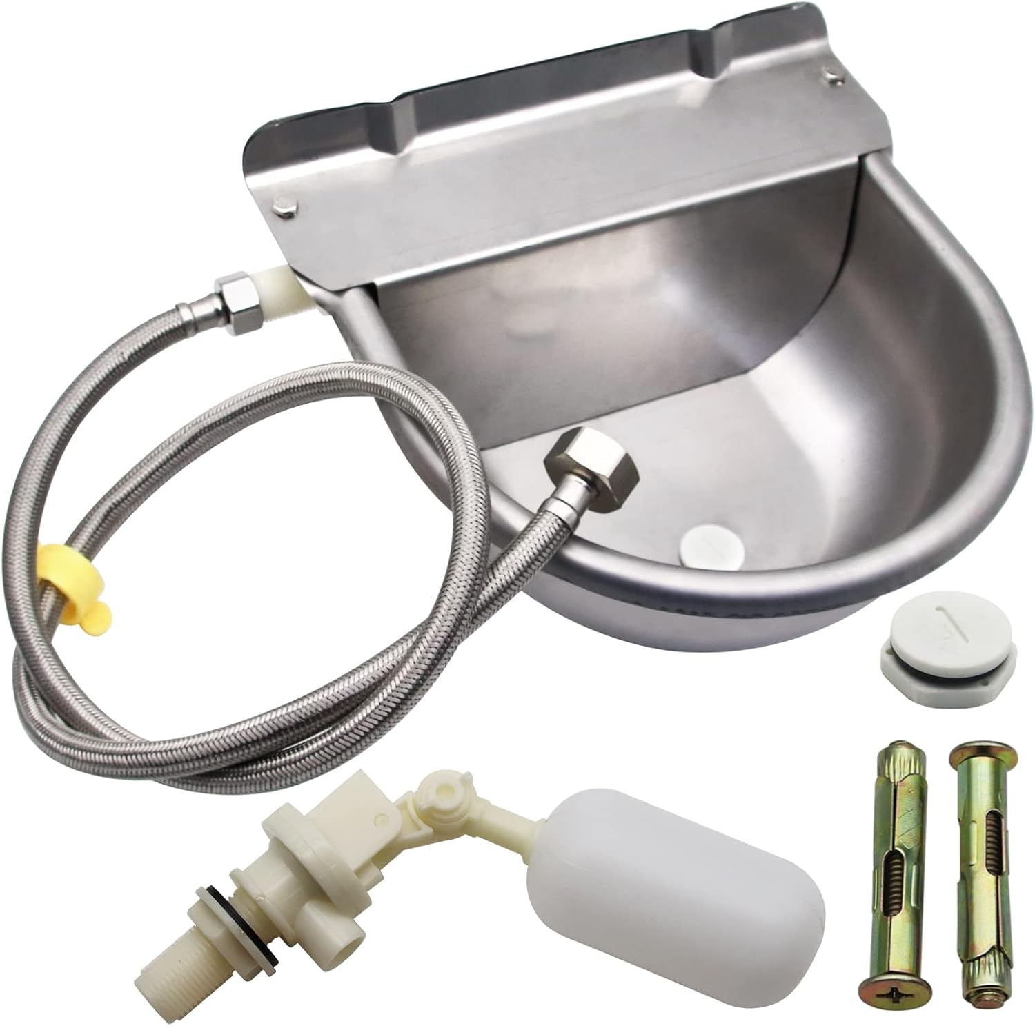 Automatic Horse Drinking Waterer Bowl,Upgrade Stainless Steel Farm Livestock Water