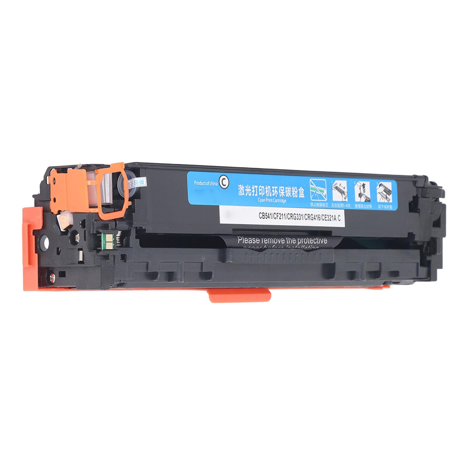 125A CB541A Cyan Toneer Waseer Wysoka jakość Wymiana drukowania dla Color LaserJet CP1215 CP1518NI CM1312NFI CM1312 CP1515N CP1525NW M251 ABS Materiał ABS Materiał 1400 stron