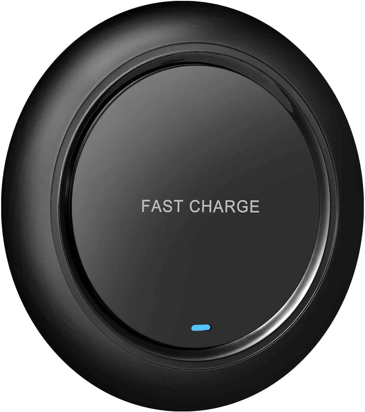 SYSTENE 15W Wireless Charger Fast Charging Pad PD Qi-Certified Type C Cable Compatible for Apple iPhone 16/15/15 Plus/15 Pro/15 Pro Max, iPhone 14/14 Plus/14 Pro/Max, iPhone 13/12/11 Series-Black