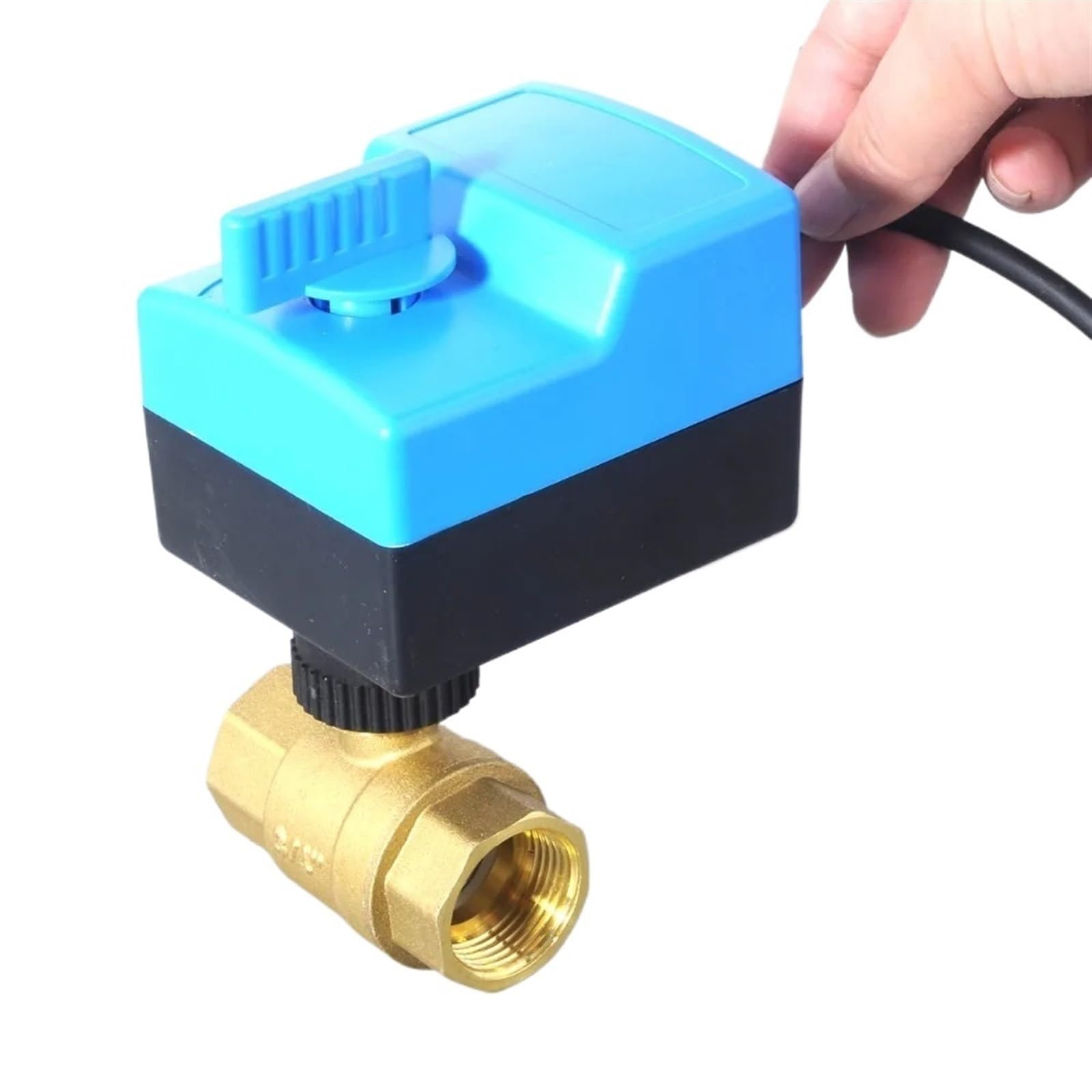 Brass Motorized Motor Driven Ball Solenoid Water Valve 220v Switch Type Electric Two Way valves(DN25)