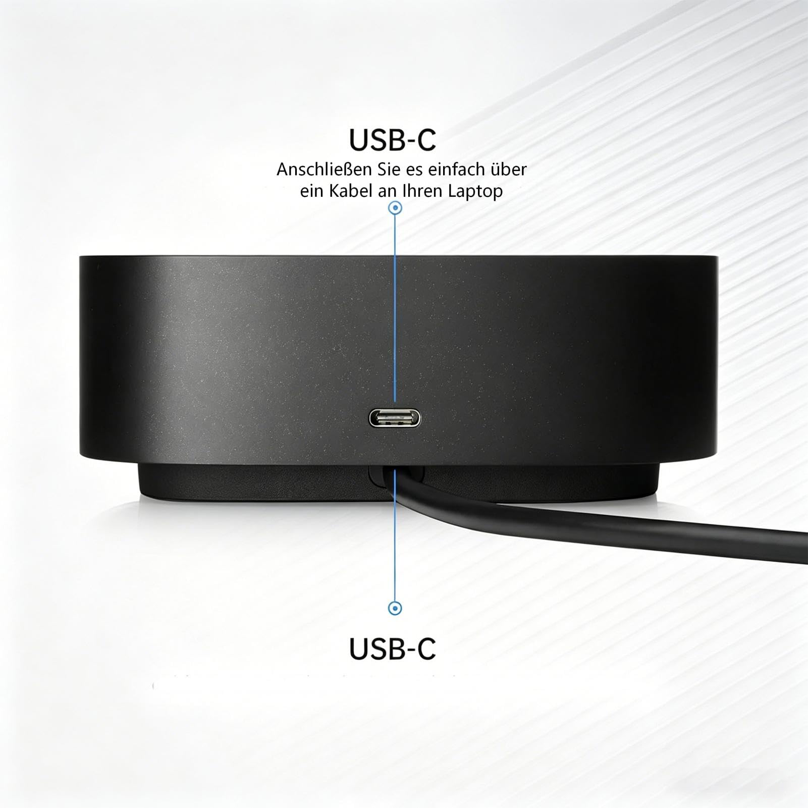 HP G5 Dockingstation 120W Essential USB-C Thunderbolt Docking Station mit 120W AC Adapter + HDMI Kabel + DisplayPort Kabel + USB-C Kabel
