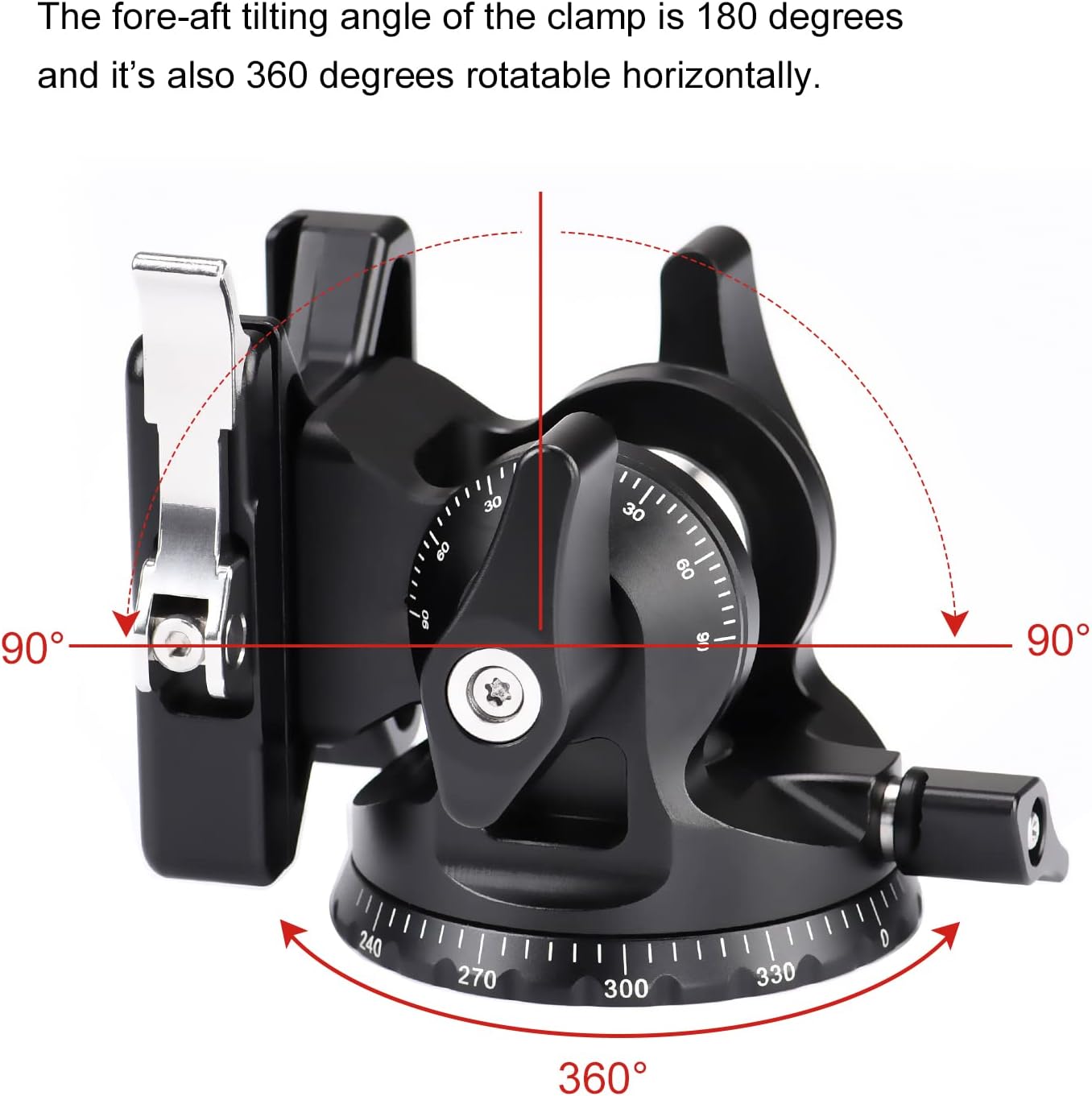 SUNWAYFOTO DT03 Tilt Head for Monopod and Tripod 33lbs Load Capacity