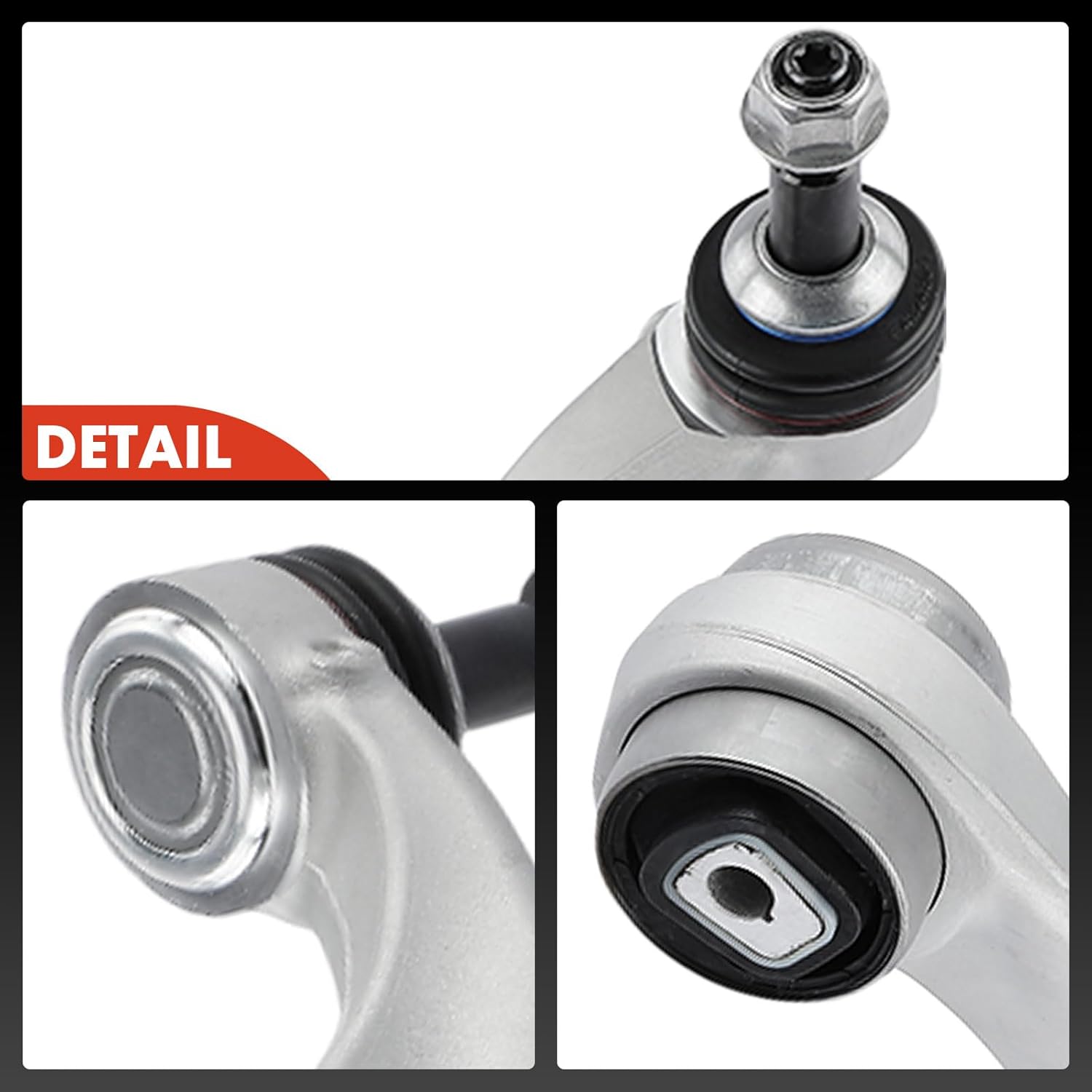 A-Premium Front Right Forward Lower Control Arm, with Ball Joint & Bushing, Compatible with BMW 528i/535d/535i GT/535i/550i GT/550i/640i/650i/740Ld/740Li/750i/750Li/Alpina B7/Alpina B7L (xDrive)